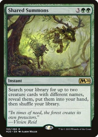 Shared Summons [Core Set 2020 Promos] MTG Single Magic: The Gathering  | Multizone: Comics And Games
