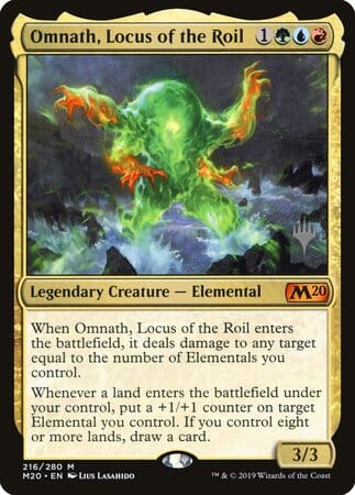 Omnath, Locus of the Roil [Core Set 2020 Promos] MTG Single Magic: The Gathering  | Multizone: Comics And Games