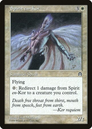 Spirit en-Kor [Stronghold] MTG Single Magic: The Gathering  | Multizone: Comics And Games