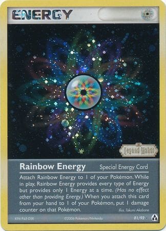 Rainbow Energy (81/92) (Stamped) [EX: Legend Maker] Pokemon Single Pokémon  | Multizone: Comics And Games