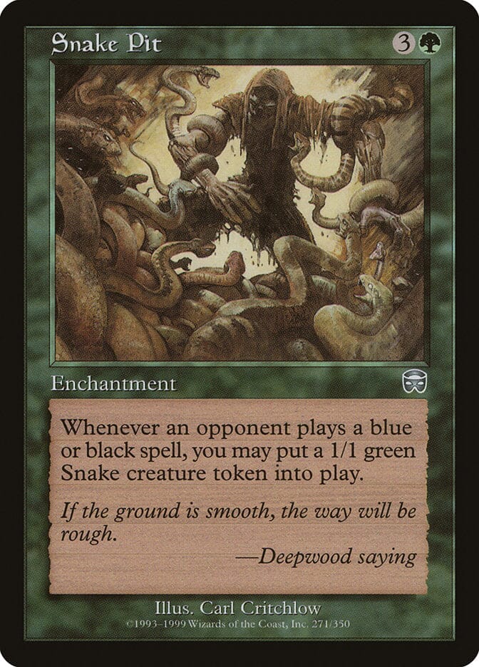 Snake Pit [Mercadian Masques] MTG Single Magic: The Gathering  | Multizone: Comics And Games