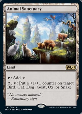 Animal Sanctuary [Core Set 2021] MTG Single Magic: The Gathering  | Multizone: Comics And Games