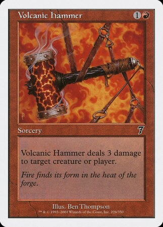 Volcanic Hammer [Seventh Edition] MTG Single Magic: The Gathering  | Multizone: Comics And Games