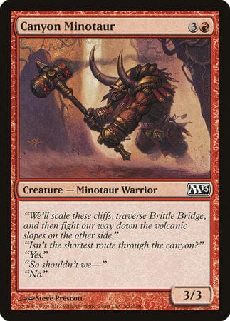 Canyon Minotaur [Magic 2013] MTG Single Magic: The Gathering  | Multizone: Comics And Games