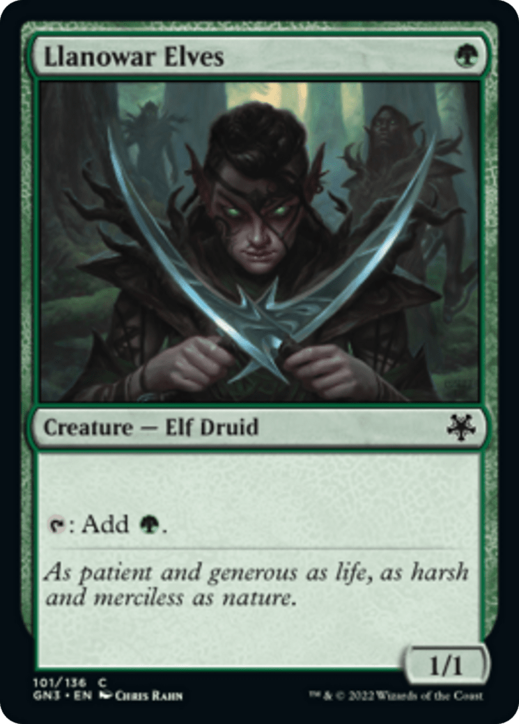 Llanowar Elves [Game Night: Free-for-All] MTG Single Magic: The Gathering  | Multizone: Comics And Games