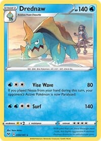 Drednaw (039/185) (Cracked Ice Holo) (Theme Deck Exclusive) [Sword & Shield: Vivid Voltage] Pokemon Single Pokémon  | Multizone: Comics And Games