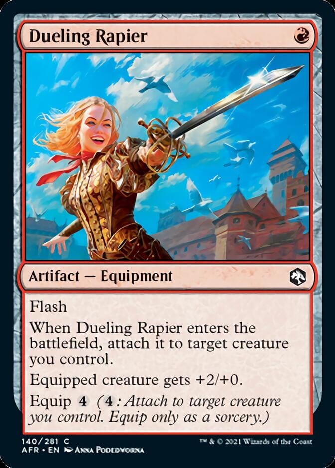 Dueling Rapier [Dungeons & Dragons: Adventures in the Forgotten Realms] MTG Single Magic: The Gathering  | Multizone: Comics And Games