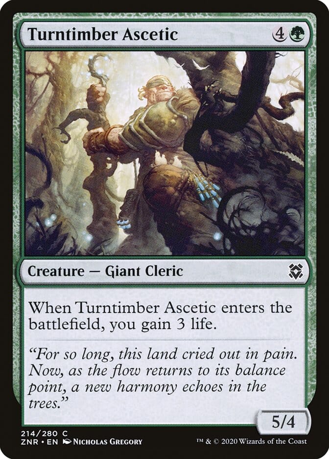 Turntimber Ascetic [Zendikar Rising] MTG Single Magic: The Gathering  | Multizone: Comics And Games