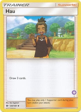 Hau (120/149) (Deck Exclusive #19) [Sun & Moon: Trainer Kit - Alolan Sandslash] Pokemon Single Pokémon  | Multizone: Comics And Games