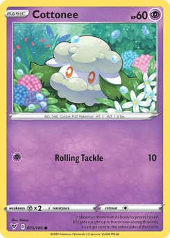 Cottonee (075/185) [Sword & Shield: Vivid Voltage] Pokemon Single Pokémon  | Multizone: Comics And Games