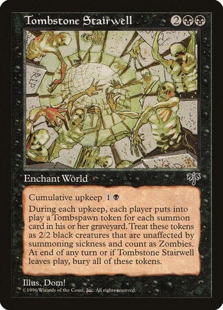 Tombstone Stairwell [Mirage] MTG Single Magic: The Gathering  | Multizone: Comics And Games