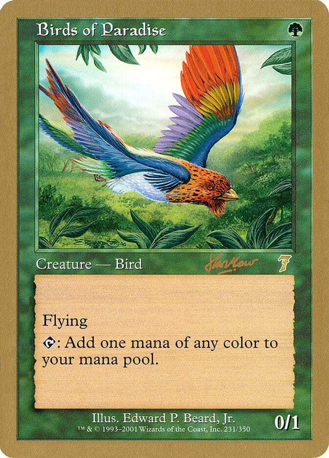 Birds of Paradise (Sim Han How) [World Championship Decks 2002] MTG Single Magic: The Gathering  | Multizone: Comics And Games