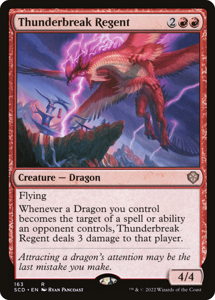 Thunderbreak Regent [Starter Commander Decks] MTG Single Magic: The Gathering  | Multizone: Comics And Games