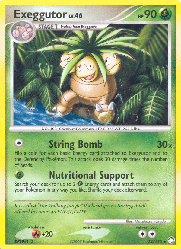 Exeggutor (24/123) [Diamond & Pearl: Mysterious Treasures] Pokemon Single Pokémon  | Multizone: Comics And Games