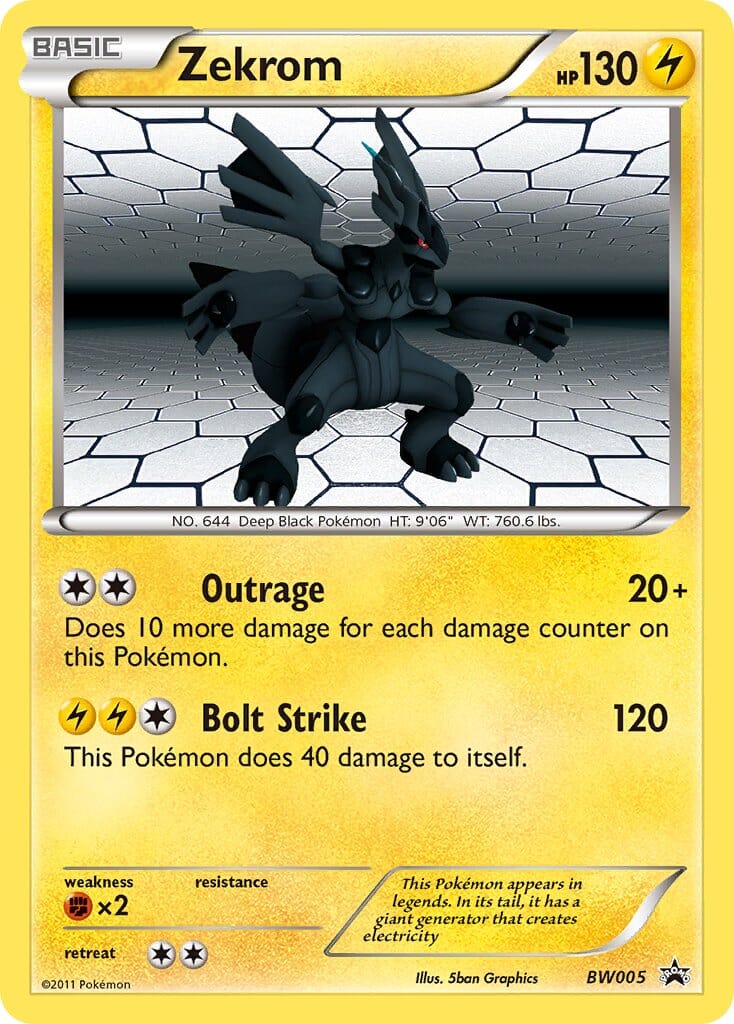 Zekrom (BW005) [Black & White: Black Star Promos] Pokemon Single Pokémon  | Multizone: Comics And Games