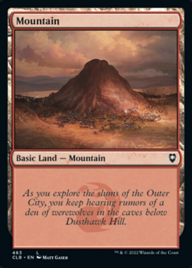 Mountain (463) [Commander Legends: Battle for Baldur's Gate] MTG Single Magic: The Gathering  | Multizone: Comics And Games