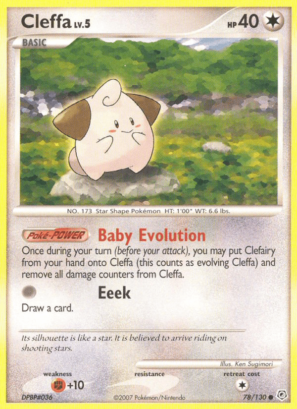 Cleffa (78/130) [Diamond & Pearl: Base Set] Pokemon Single Pokémon  | Multizone: Comics And Games