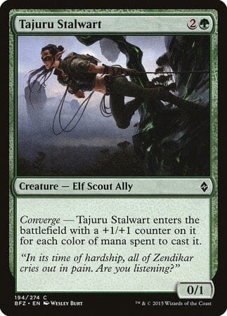 Tajuru Stalwart [Battle for Zendikar] MTG Single Magic: The Gathering  | Multizone: Comics And Games
