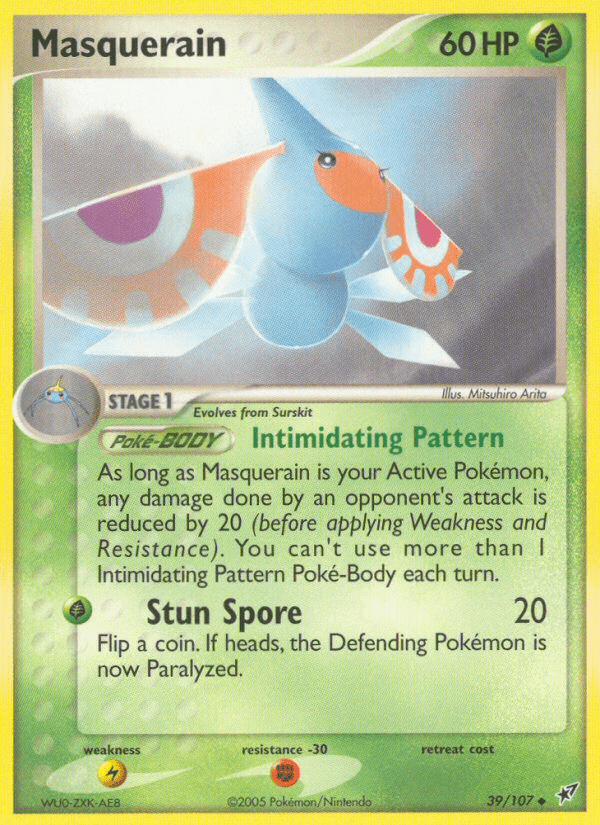 Masquerain (39/107) [EX: Deoxys] Pokemon Single Pokémon  | Multizone: Comics And Games