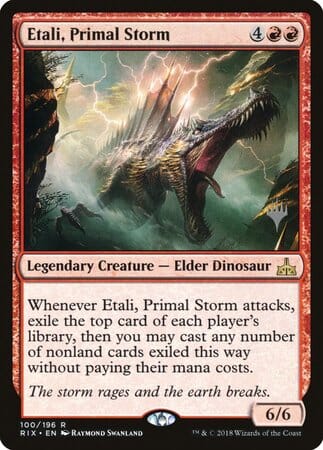 Etali, Primal Storm [Rivals of Ixalan Promos] MTG Single Magic: The Gathering  | Multizone: Comics And Games