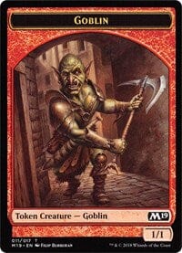 Goblin // Thopter Double-sided Token (Game Night) [Core Set 2019 Tokens] MTG Single Magic: The Gathering  | Multizone: Comics And Games