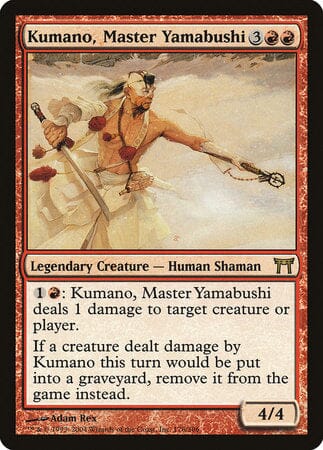 Kumano, Master Yamabushi [Champions of Kamigawa] MTG Single Magic: The Gathering  | Multizone: Comics And Games