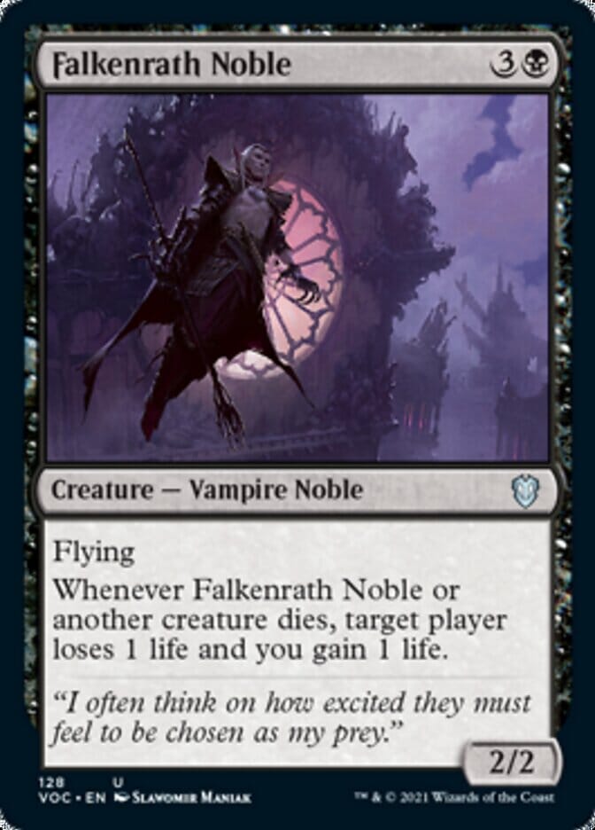 Falkenrath Noble [Innistrad: Crimson Vow Commander] MTG Single Magic: The Gathering  | Multizone: Comics And Games