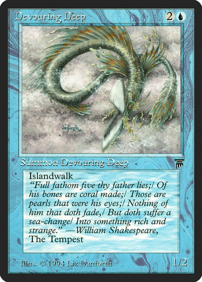 Devouring Deep [Legends] MTG Single Magic: The Gathering  | Multizone: Comics And Games