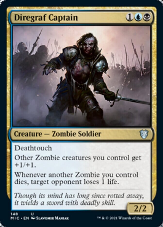 Diregraf Captain [Innistrad: Midnight Hunt Commander] MTG Single Magic: The Gathering  | Multizone: Comics And Games