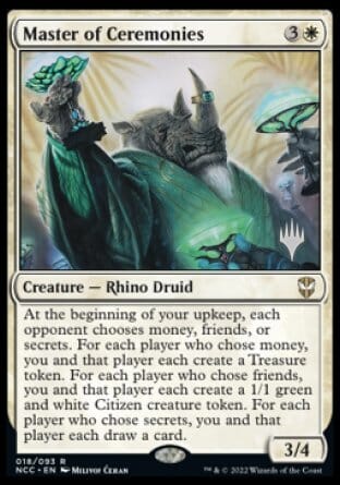 Master of Ceremonies (Promo Pack) [Streets of New Capenna Commander Promos] MTG Single Magic: The Gathering  | Multizone: Comics And Games