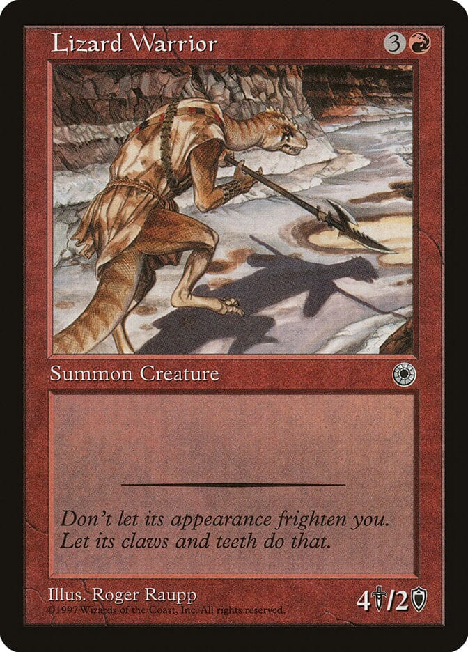 Lizard Warrior [Portal] MTG Single Magic: The Gathering  | Multizone: Comics And Games