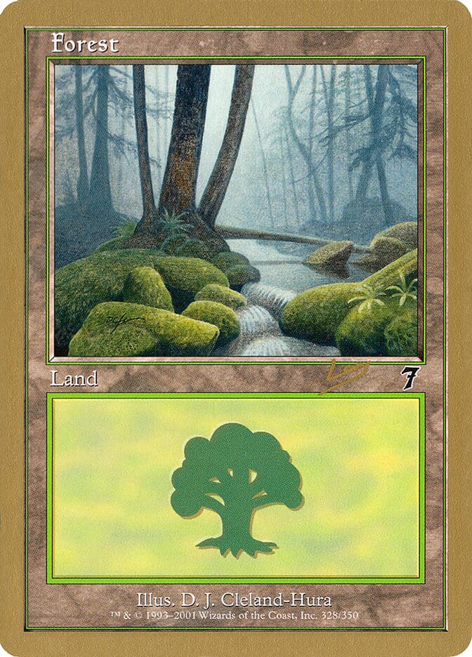 Forest (rl328) (Raphael Levy) [World Championship Decks 2002] MTG Single Magic: The Gathering  | Multizone: Comics And Games