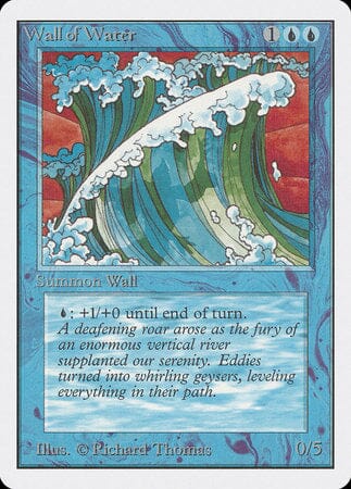 Wall of Water [Unlimited Edition] MTG Single Magic: The Gathering  | Multizone: Comics And Games