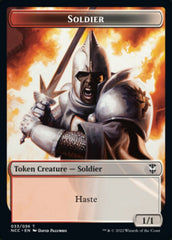 Soldier (33) // Devil Double-sided Token [Streets of New Capenna Commander Tokens] MTG Single Magic: The Gathering  | Multizone: Comics And Games