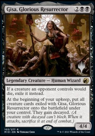 Gisa, Glorious Resurrector (Promo Pack) [Innistrad: Midnight Hunt Promos] MTG Single Magic: The Gathering  | Multizone: Comics And Games