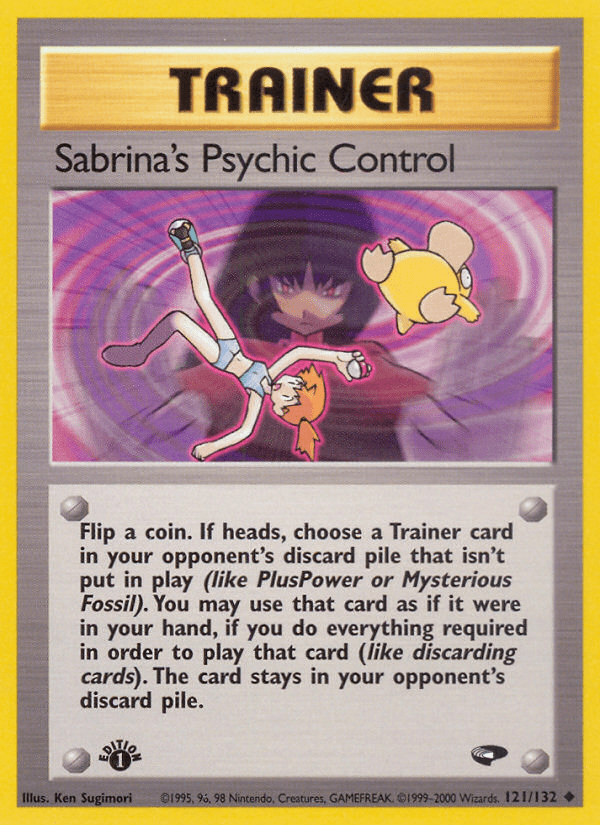 Sabrina's Psychic Control (121/132) [Gym Challenge 1st Edition] Pokemon Single Pokémon  | Multizone: Comics And Games