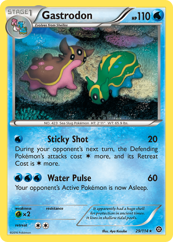 Gastrodon (29/114) [XY: Steam Siege] Pokemon Single Pokémon  | Multizone: Comics And Games