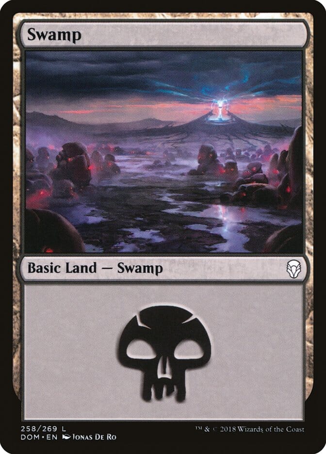 Swamp (258) [Dominaria] MTG Single Magic: The Gathering  | Multizone: Comics And Games