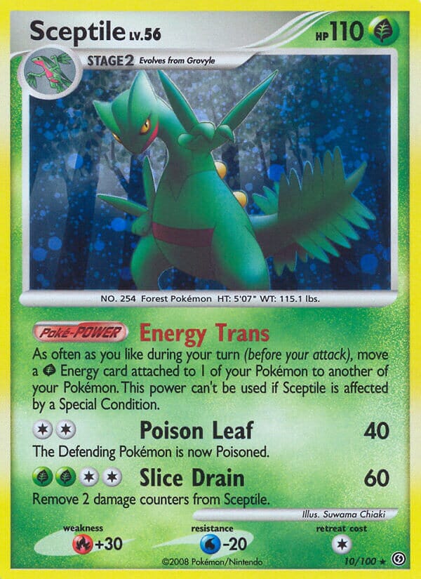 Sceptile (10/100) (Theme Deck Exclusive) [Diamond & Pearl: Stormfront] Pokemon Single Pokémon  | Multizone: Comics And Games