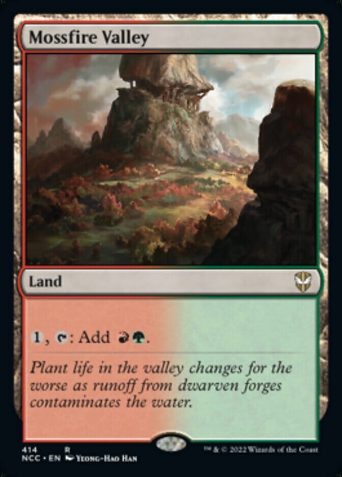 Mossfire Valley [Streets of New Capenna Commander] MTG Single Magic: The Gathering  | Multizone: Comics And Games
