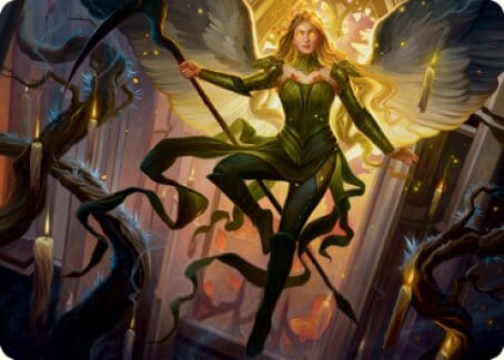 Sigarda, Champion of Light Art Card [Innistrad: Midnight Hunt Art Series] MTG Single Magic: The Gathering  | Multizone: Comics And Games