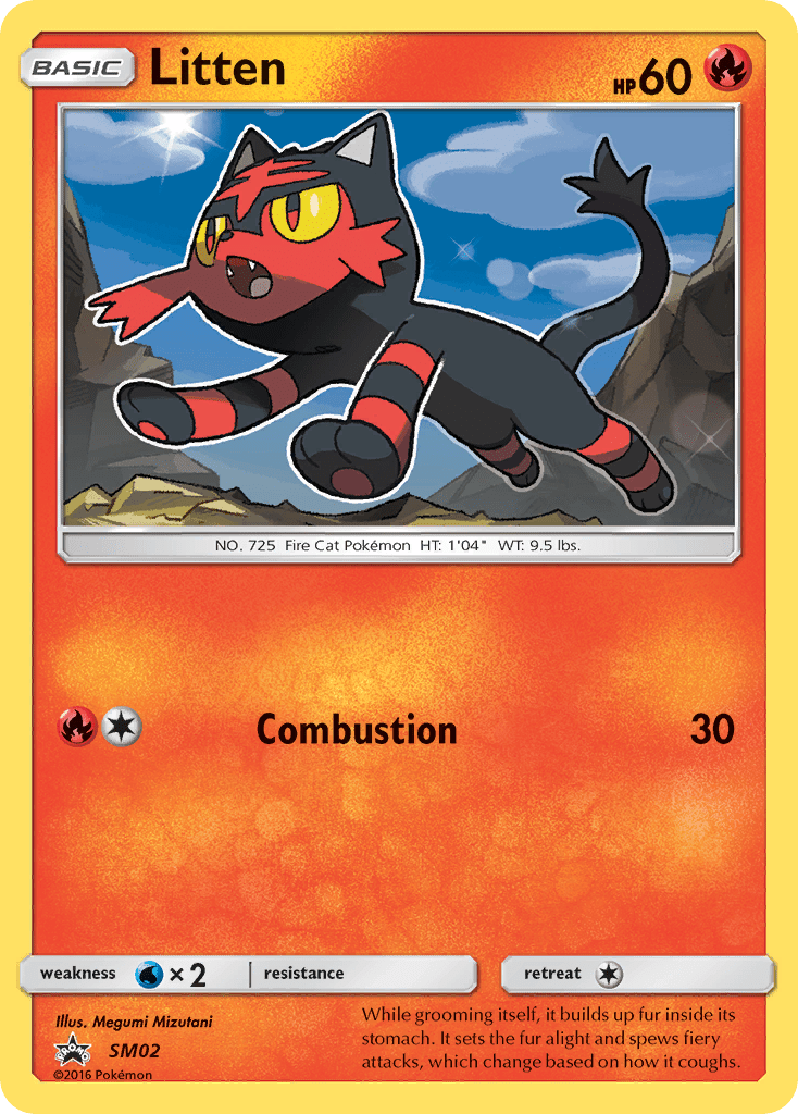 Litten (SM02) [Sun & Moon: Black Star Promos] Pokemon Single Pokémon  | Multizone: Comics And Games