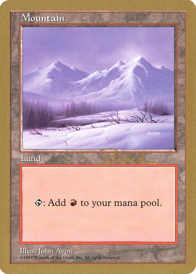 Mountain (pm442) (Paul McCabe) [World Championship Decks 1997] MTG Single Magic: The Gathering  | Multizone: Comics And Games