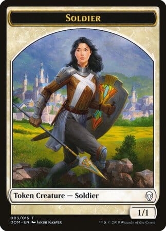 Soldier Token [Dominaria Tokens] MTG Single Magic: The Gathering  | Multizone: Comics And Games