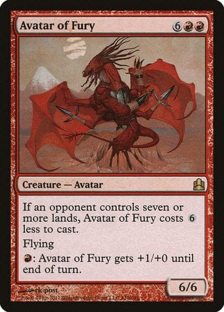 Avatar of Fury [Commander 2011] MTG Single Magic: The Gathering  | Multizone: Comics And Games