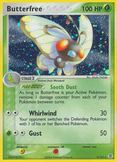 Butterfree (2/112) [EX: FireRed & LeafGreen] Pokemon Single Pokémon  | Multizone: Comics And Games
