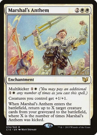 Marshal's Anthem [Commander 2015] MTG Single Magic: The Gathering  | Multizone: Comics And Games