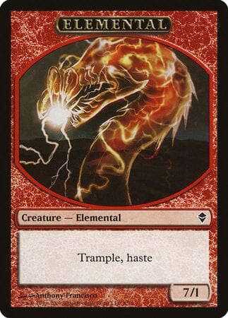 Elemental Token [Zendikar Tokens] MTG Single Magic: The Gathering  | Multizone: Comics And Games