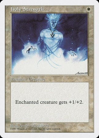 Holy Strength [Fifth Edition] MTG Single Magic: The Gathering  | Multizone: Comics And Games