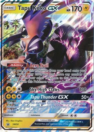 Tapu Koko GX (SM50) (Jumbo Card) [Sun & Moon: Black Star Promos] Pokemon Single Pokémon  | Multizone: Comics And Games